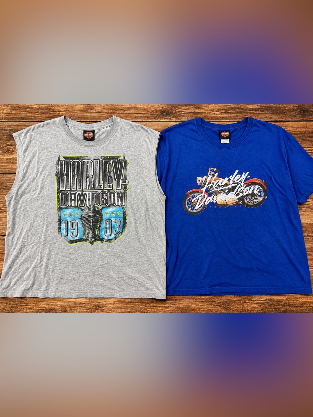 Harley-Davidson 3XL T-Shirt Bundle Banff Canada & Nassau Bahamas